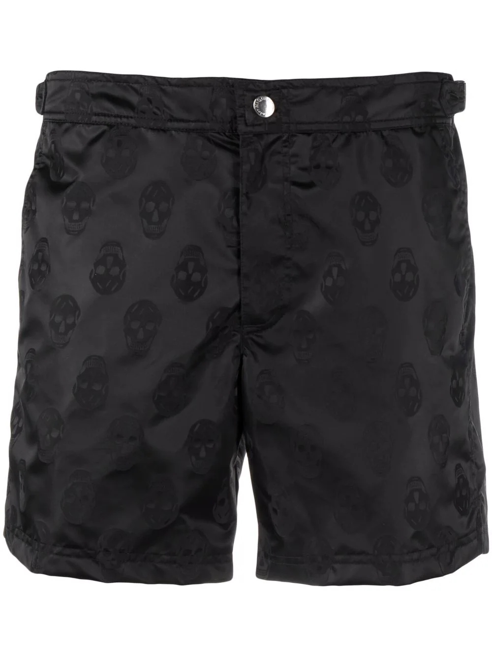 skull-motif buckle-detail swim shorts - 1