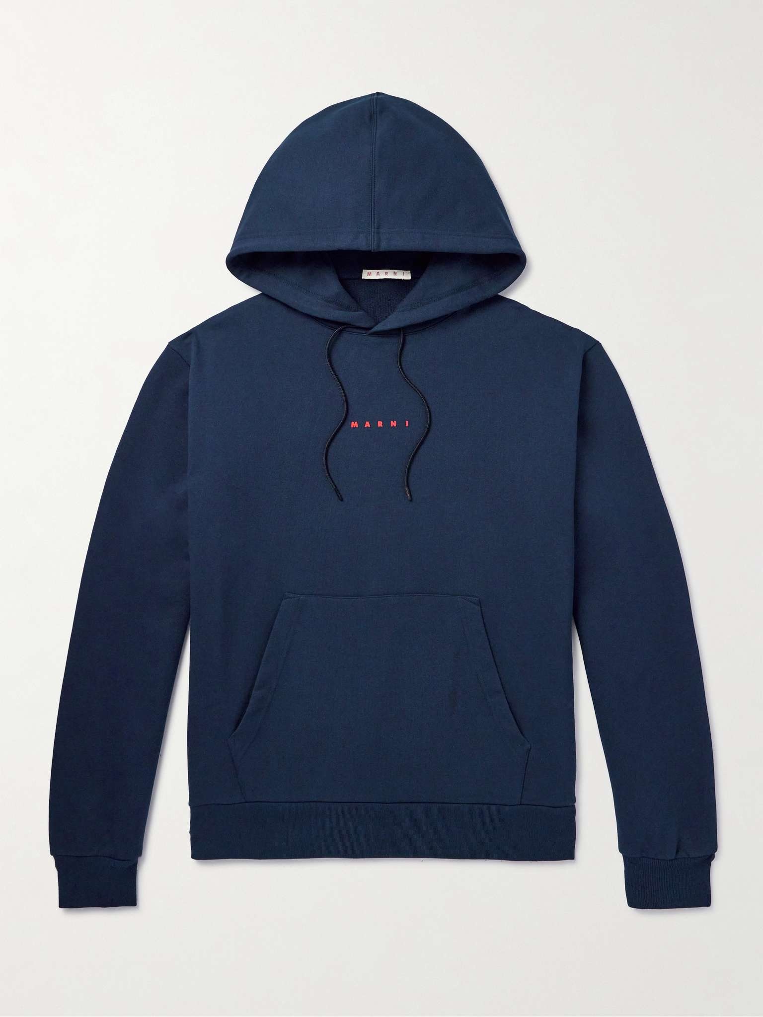 【MARNI】 Printed cotton jersey hoodie Marni Printed Cotton-Jersey Hoodie | mrporter | REVERSIBLE