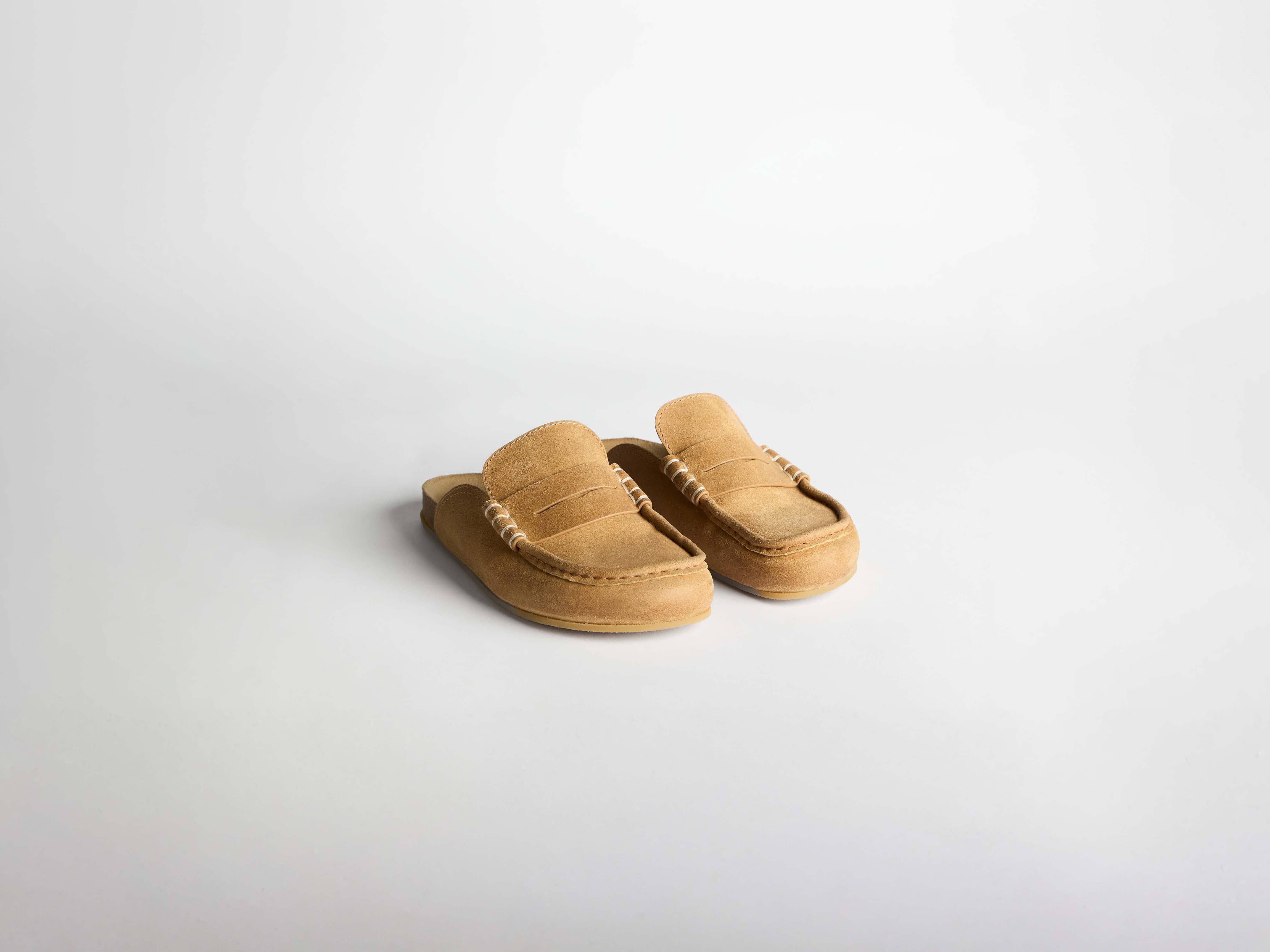 MENS STITCH LOAFER IN MUSTARD - 3