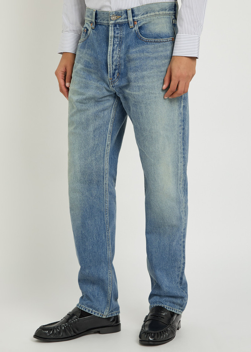 SAINT LAURENT Saint Laurent Tapered-leg Denim Jeans outlook