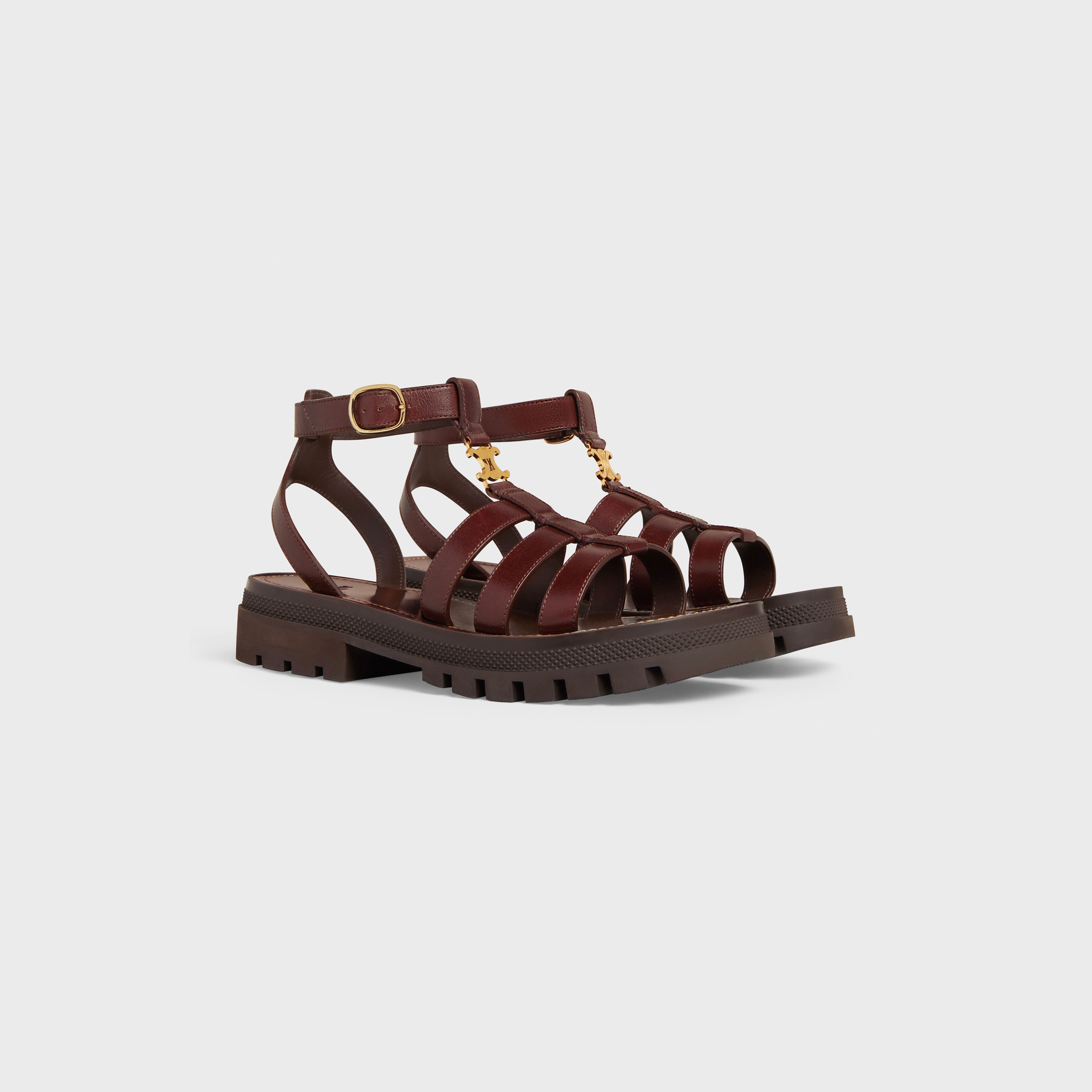 CLEA TRIOMPHE GLADIATOR CHUNKY SANDAL in Vegetal Calfskin - 2