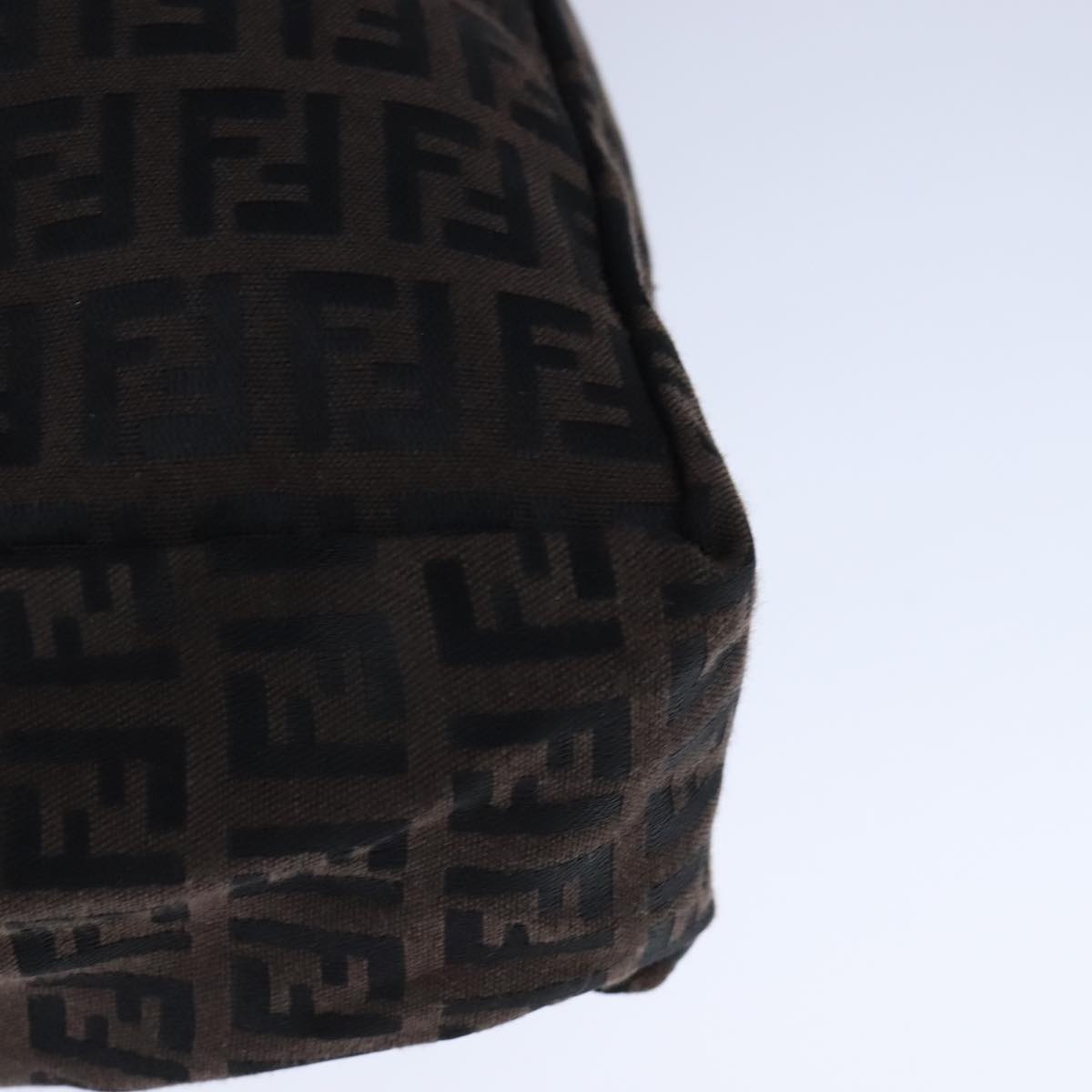 FENDI Zucchino Canvas Tote Bag Brown - 16