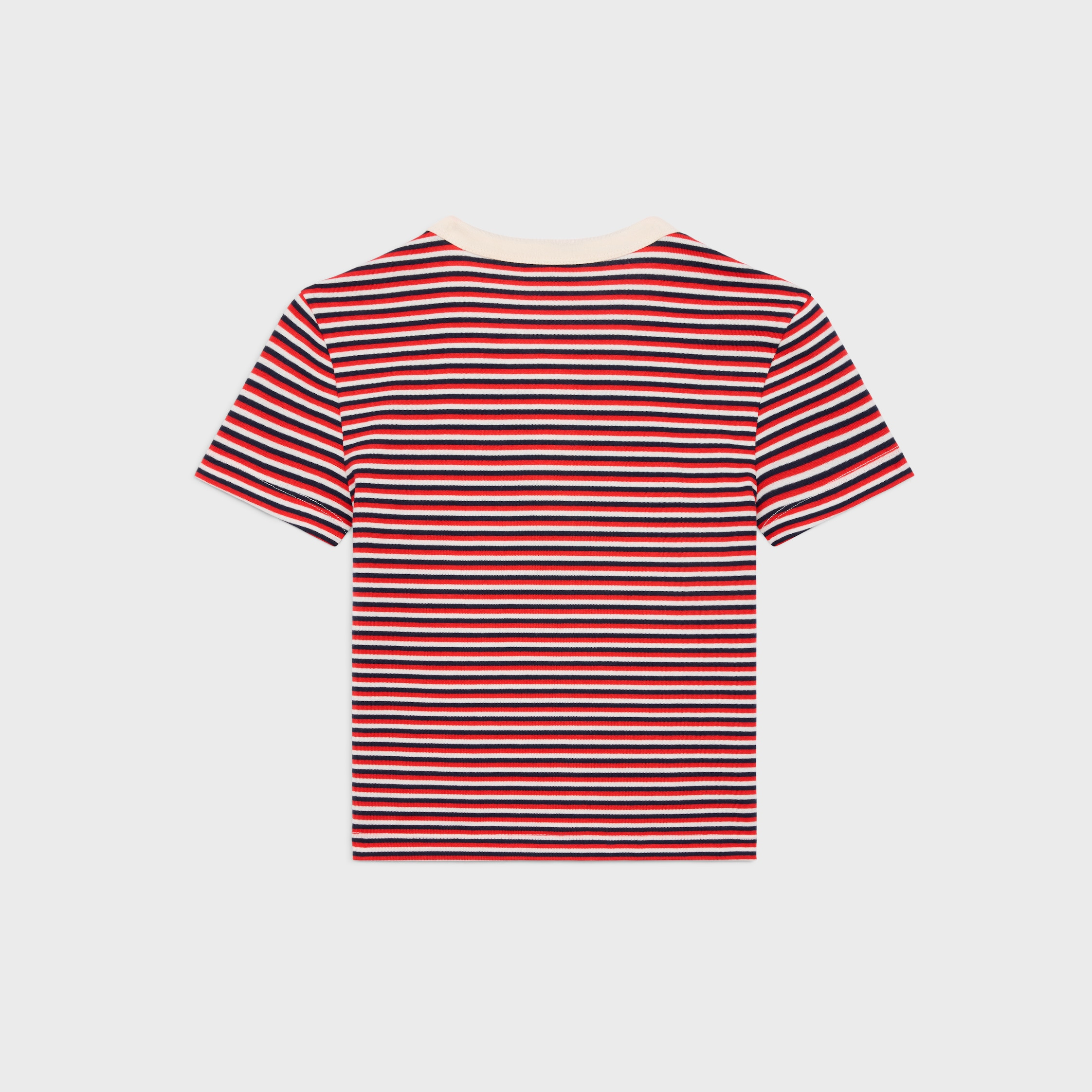 triomphe t-shirt in striped jersey - 2
