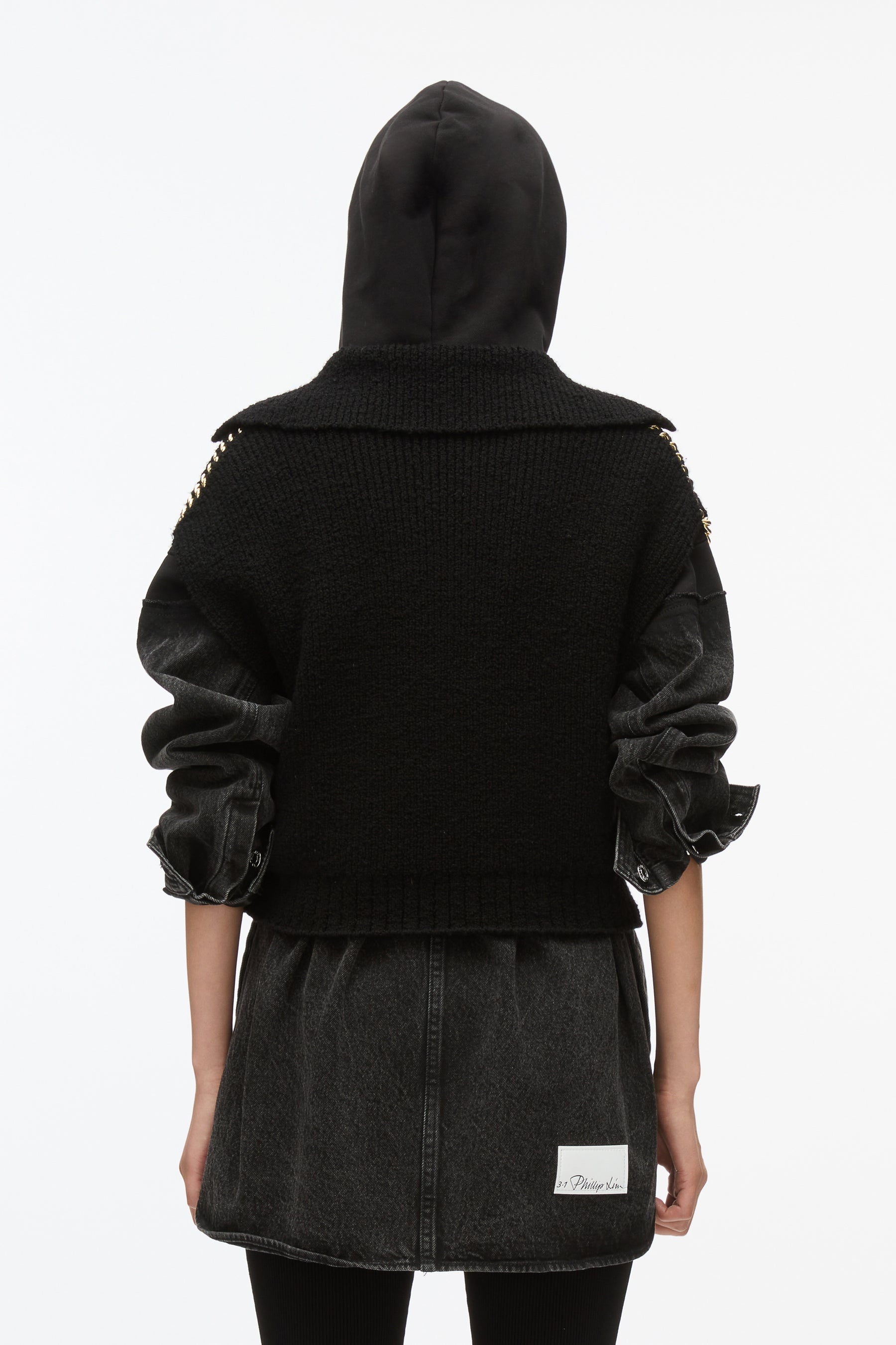 Chainlink Bouclé Cropped Polo - 6