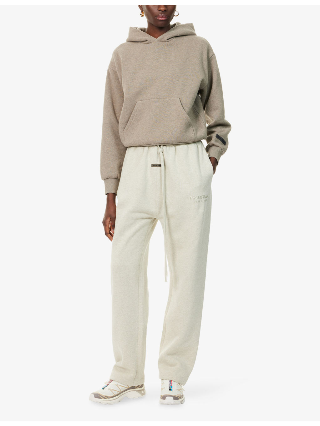 Relaxed-Fit Logo-Patch Cotton-Blend Jogging Bottoms - 2