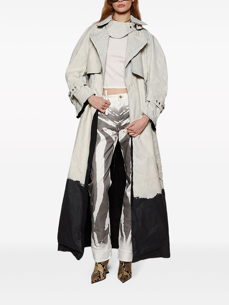 THE ATTICO abstract-print jeans outlook