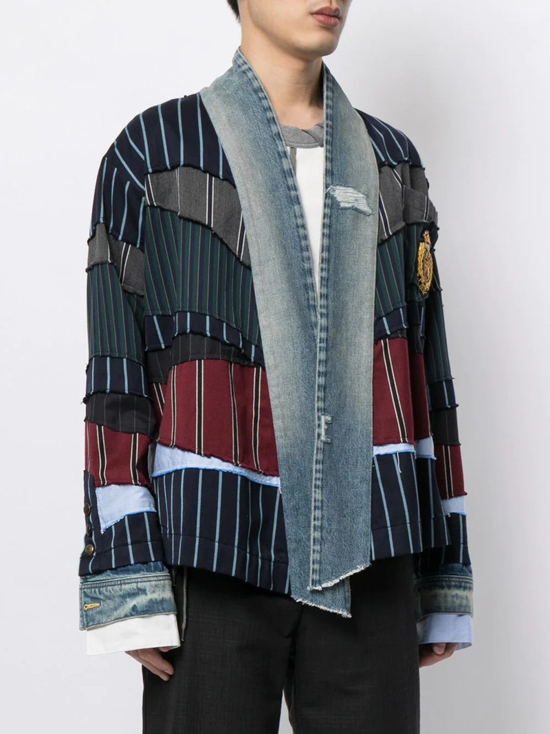 patchwork long-sleeved jacket 3