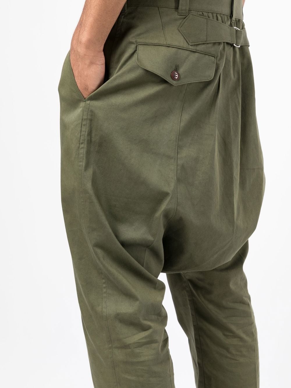 cropped cargo trousers - 5