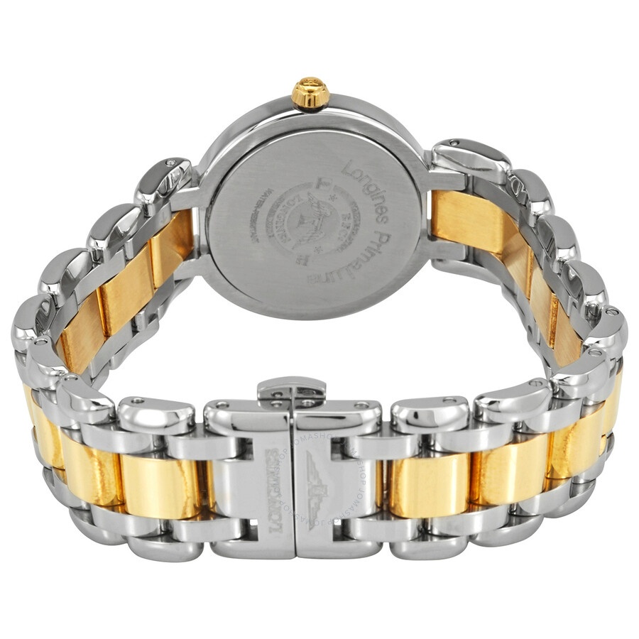 Longines PrimaLuna Quartz White Dial Ladies Watch L8.110.5.90.6 - 3