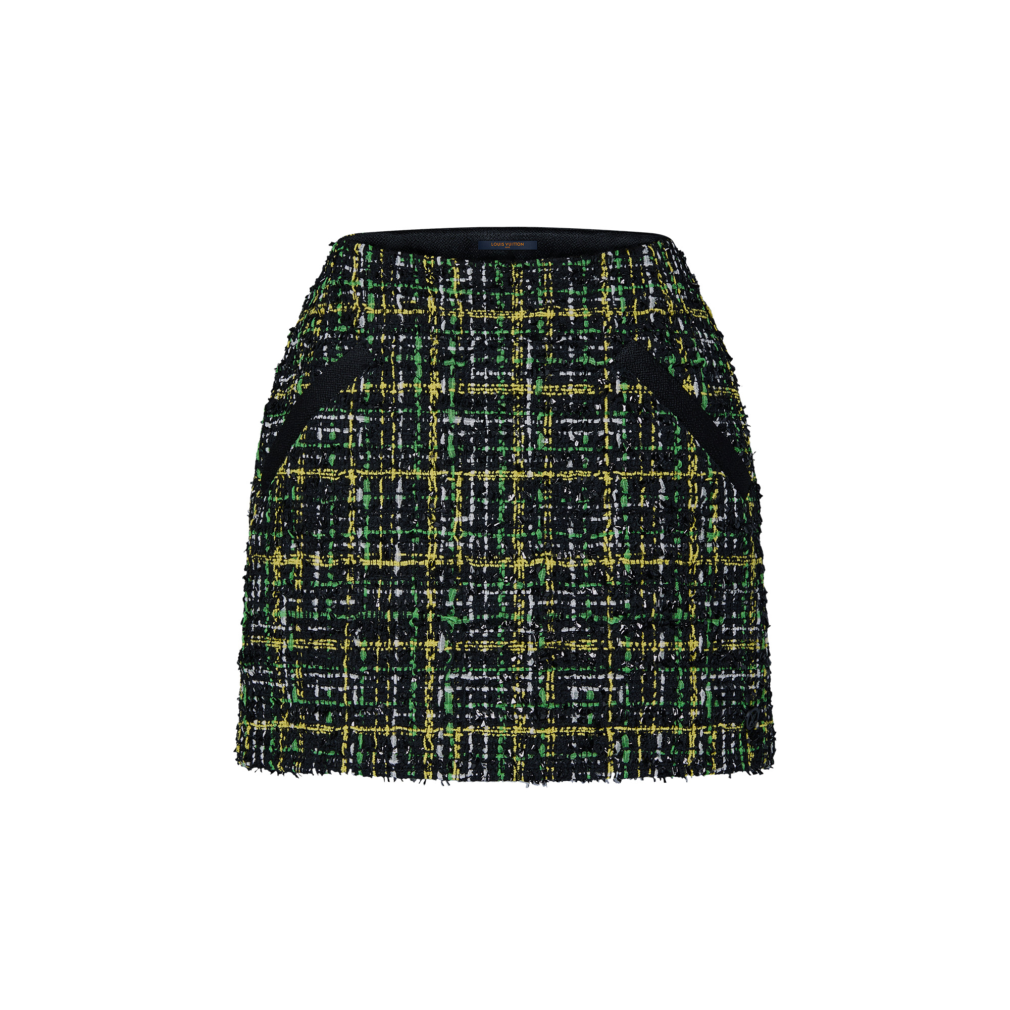 Graphic Tweed Mini Skirt - 1