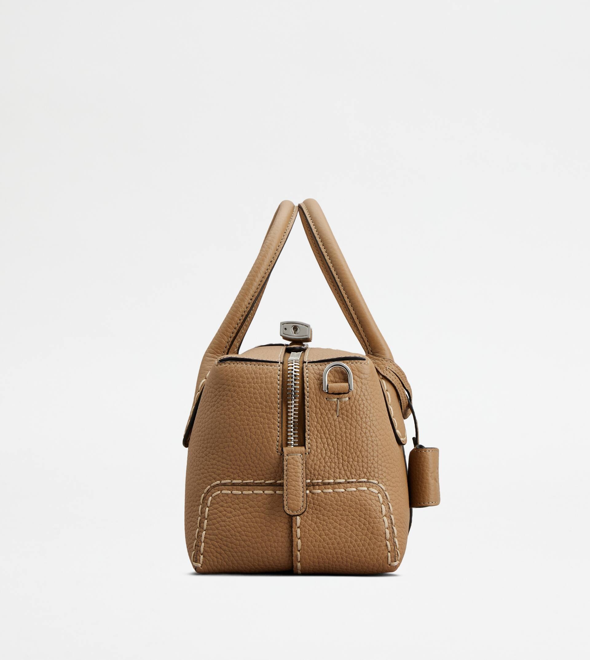 TOD'S DI BAG BAULETTO IN LEATHER MINI - BROWN - 2