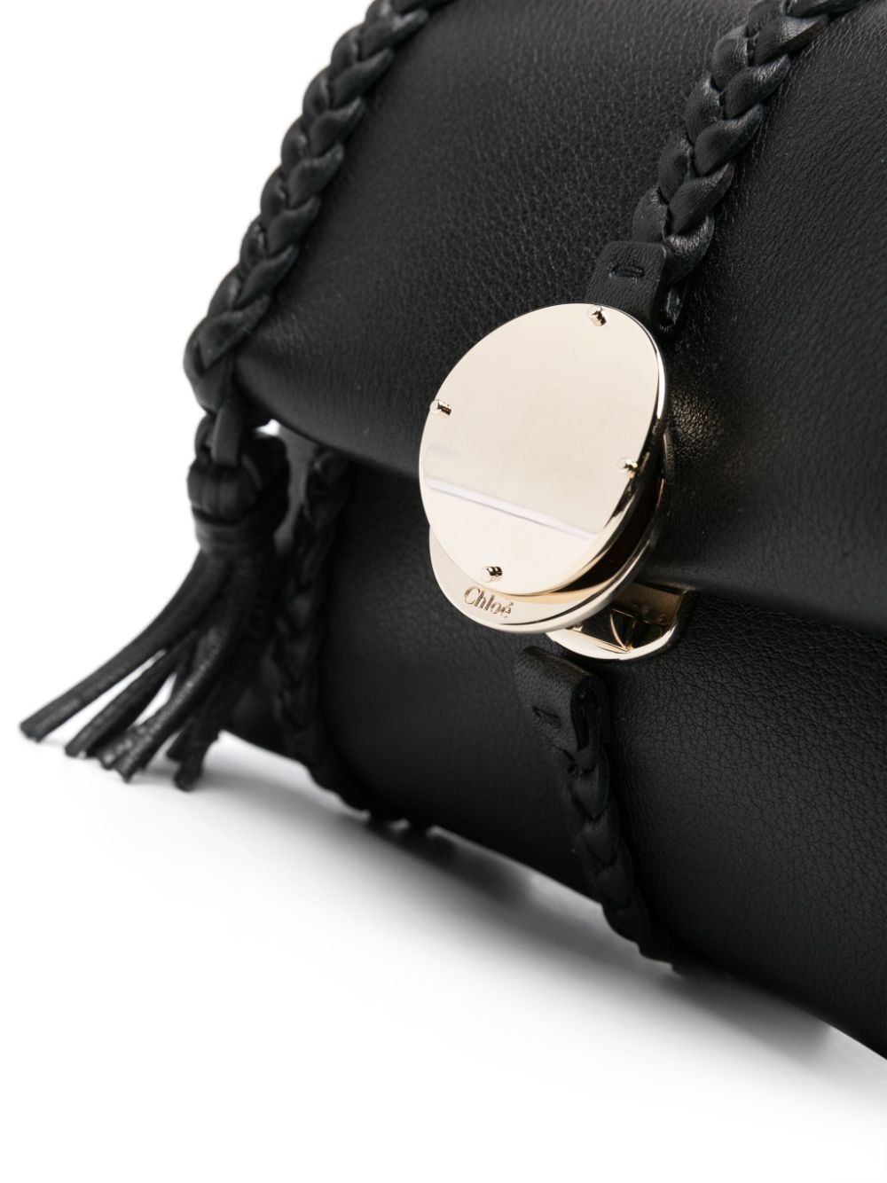 Penelope braid-detail satchel bag - 4