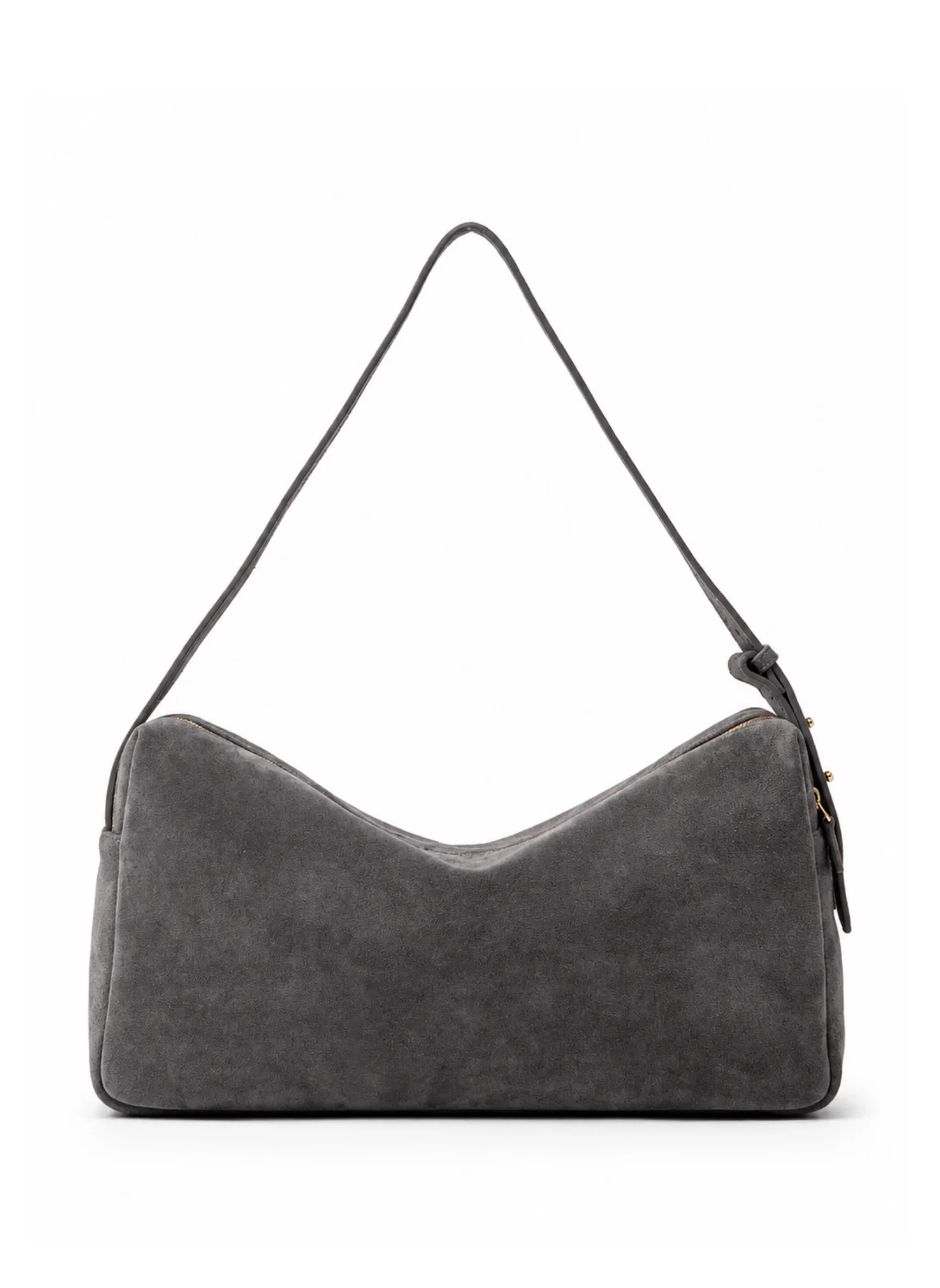 Trousse Large Suede Grey - 1
