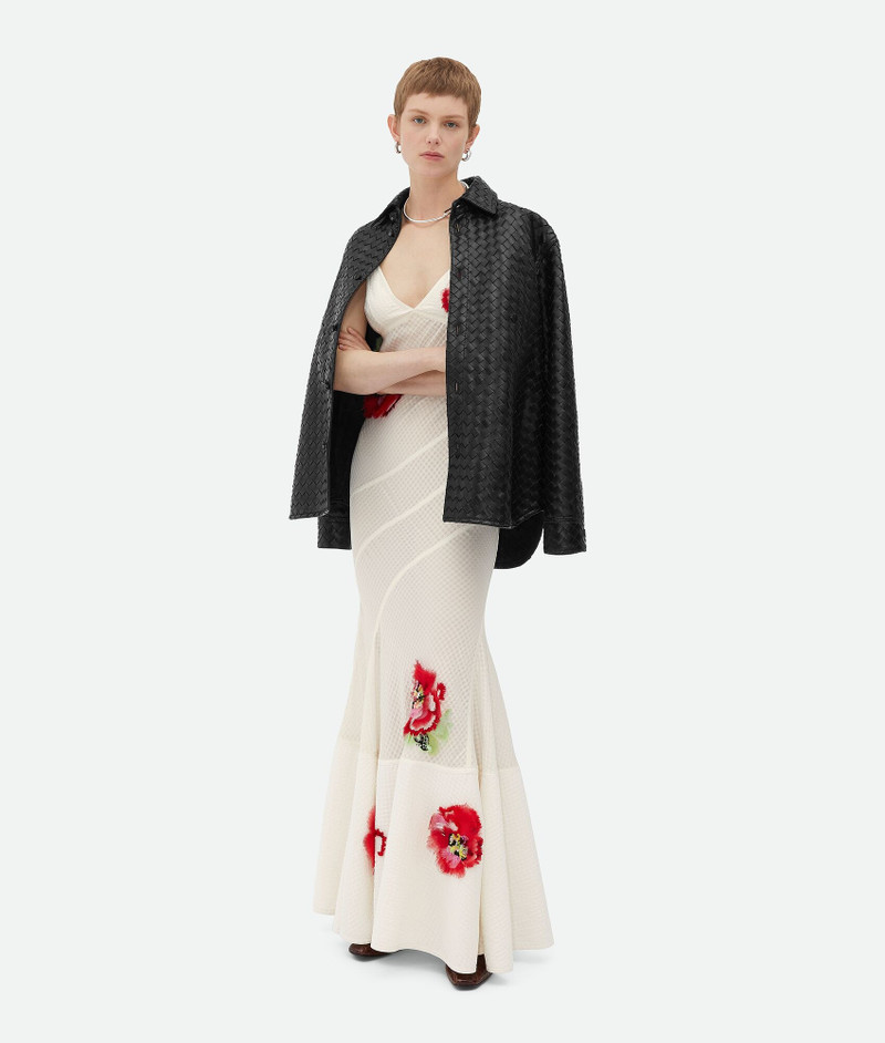 Intrecciato Leather Overshirt 1