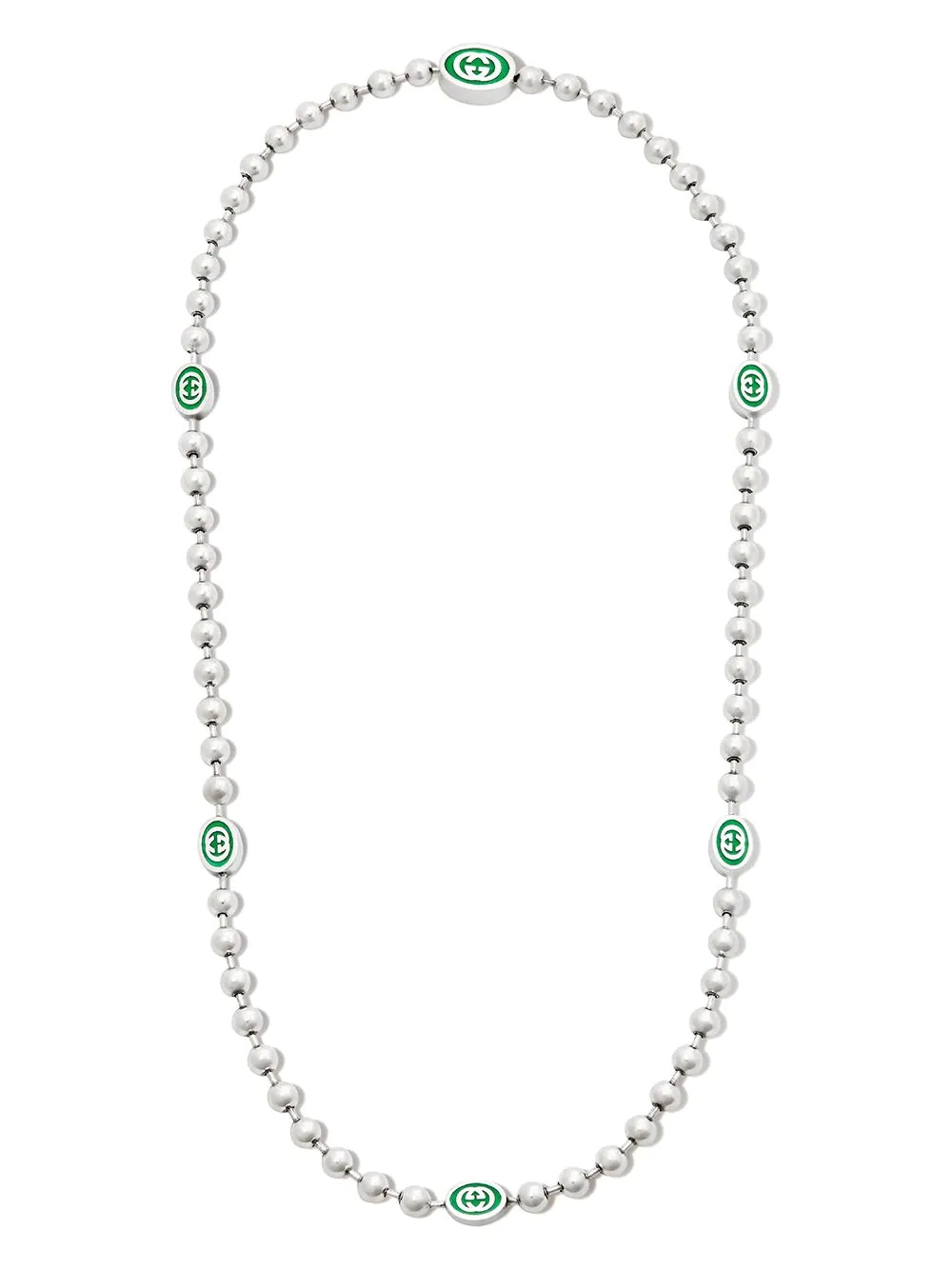 Interlocking G boule chain necklace - 2