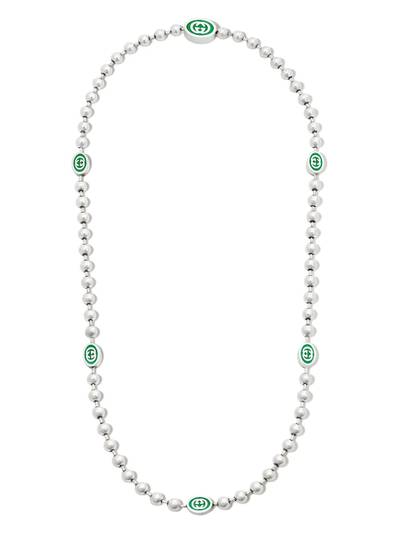 GUCCI Interlocking G boule chain necklace outlook