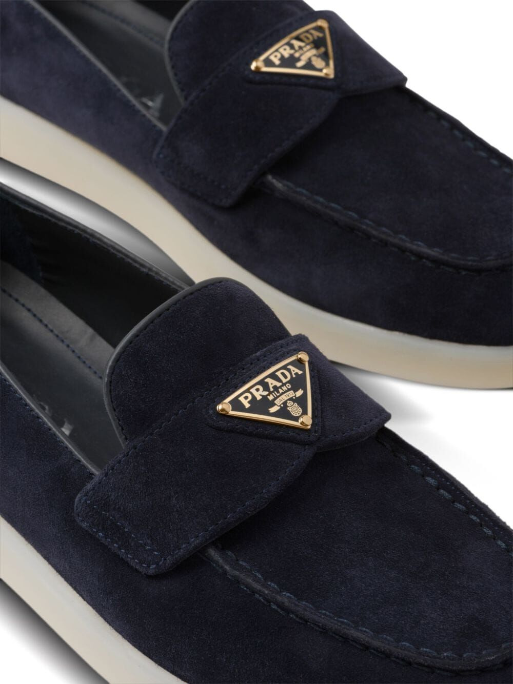 Prada Women Suede Leather Loafers - 2