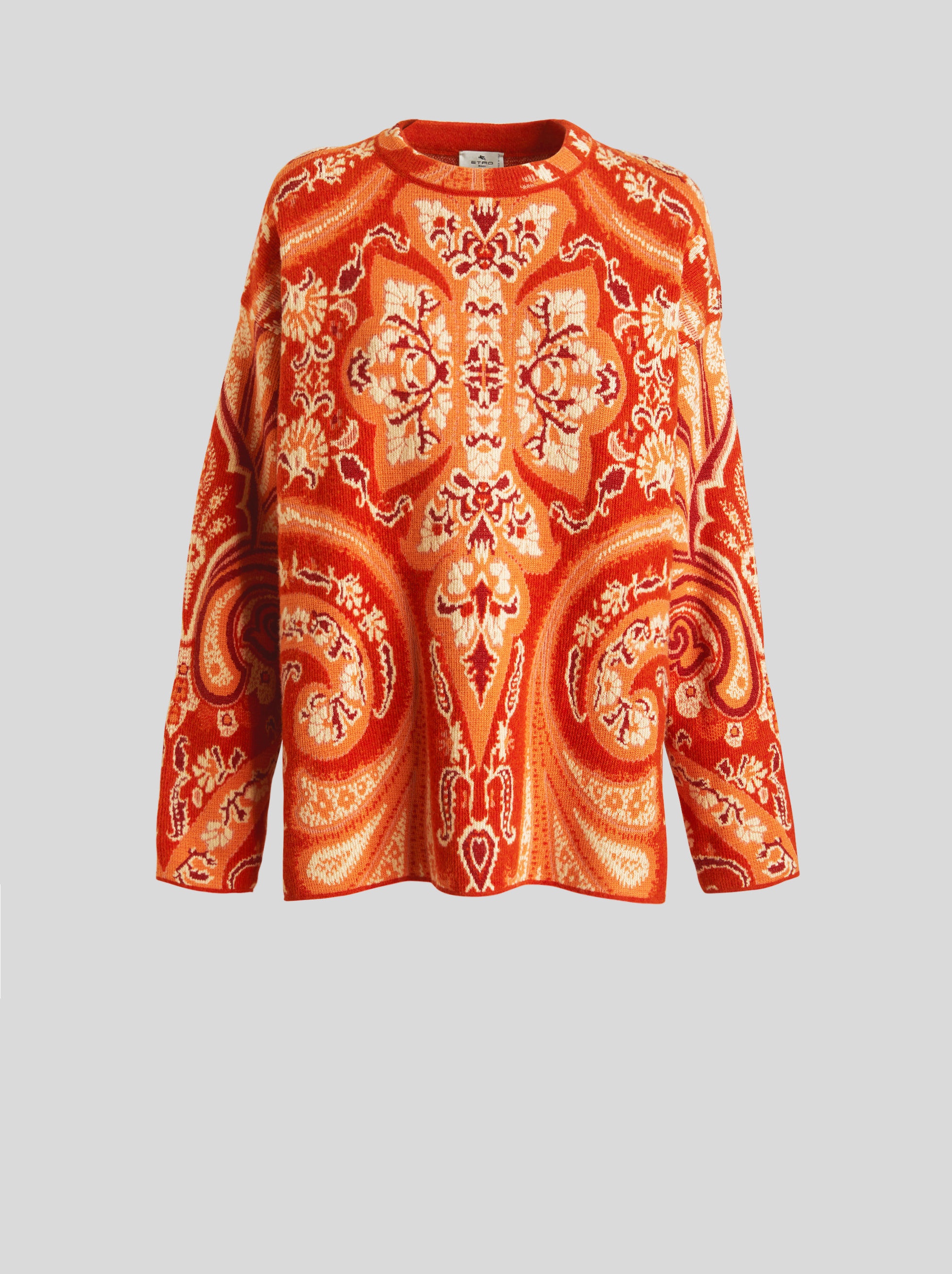 PAISLEY PATTERN JACQUARD JUMPER - 1