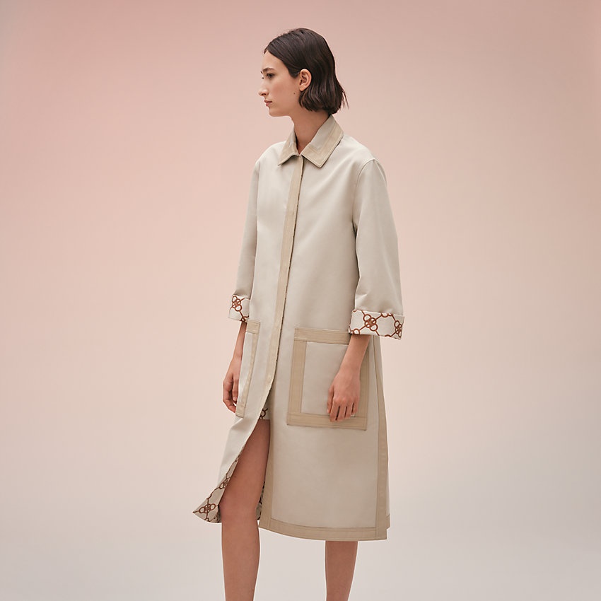 Trench coat with double slits - 3
