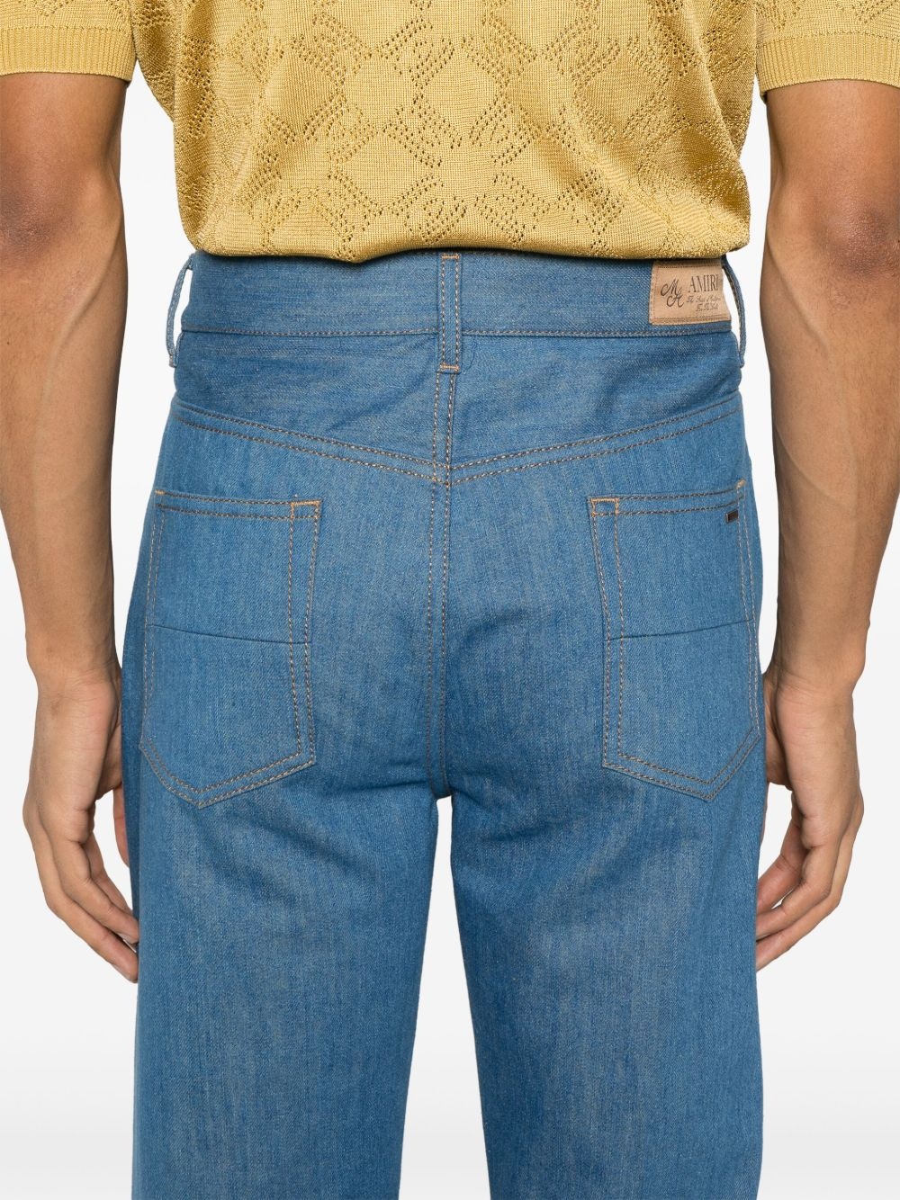 Crease flared jeans - 5