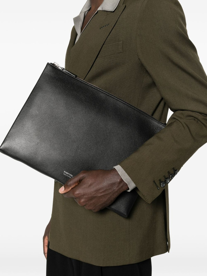 TOM FORD zip-fastening clutch bag outlook