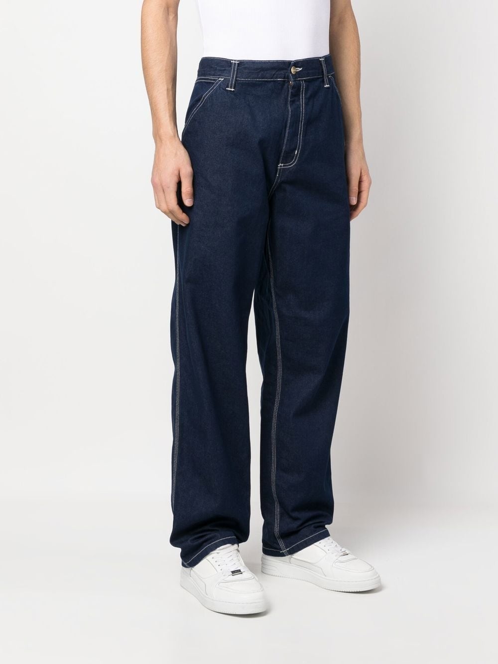 Simple straight-leg jeans - 3