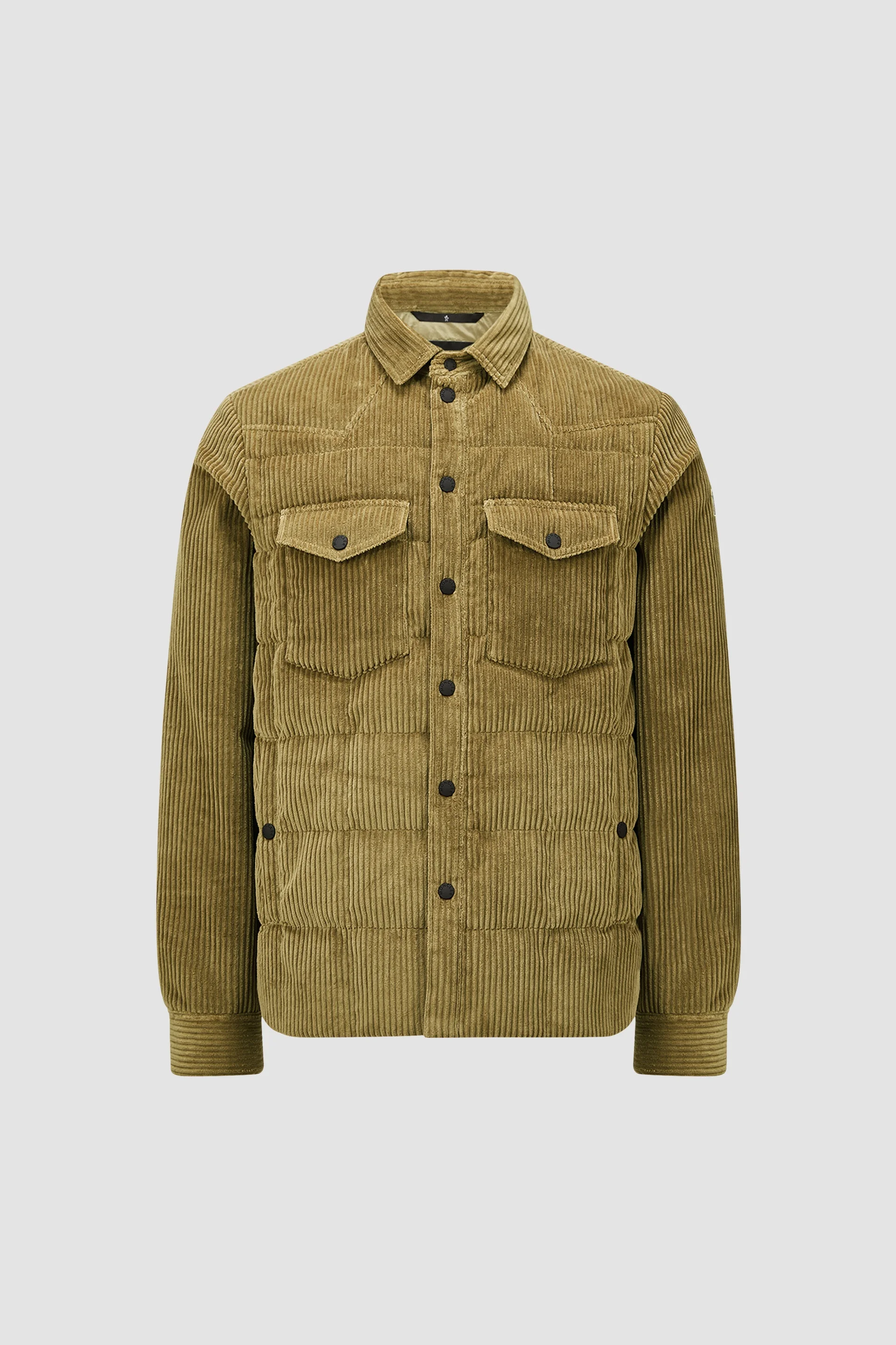 Gelt Corduroy Down Shirt Jacket - 1