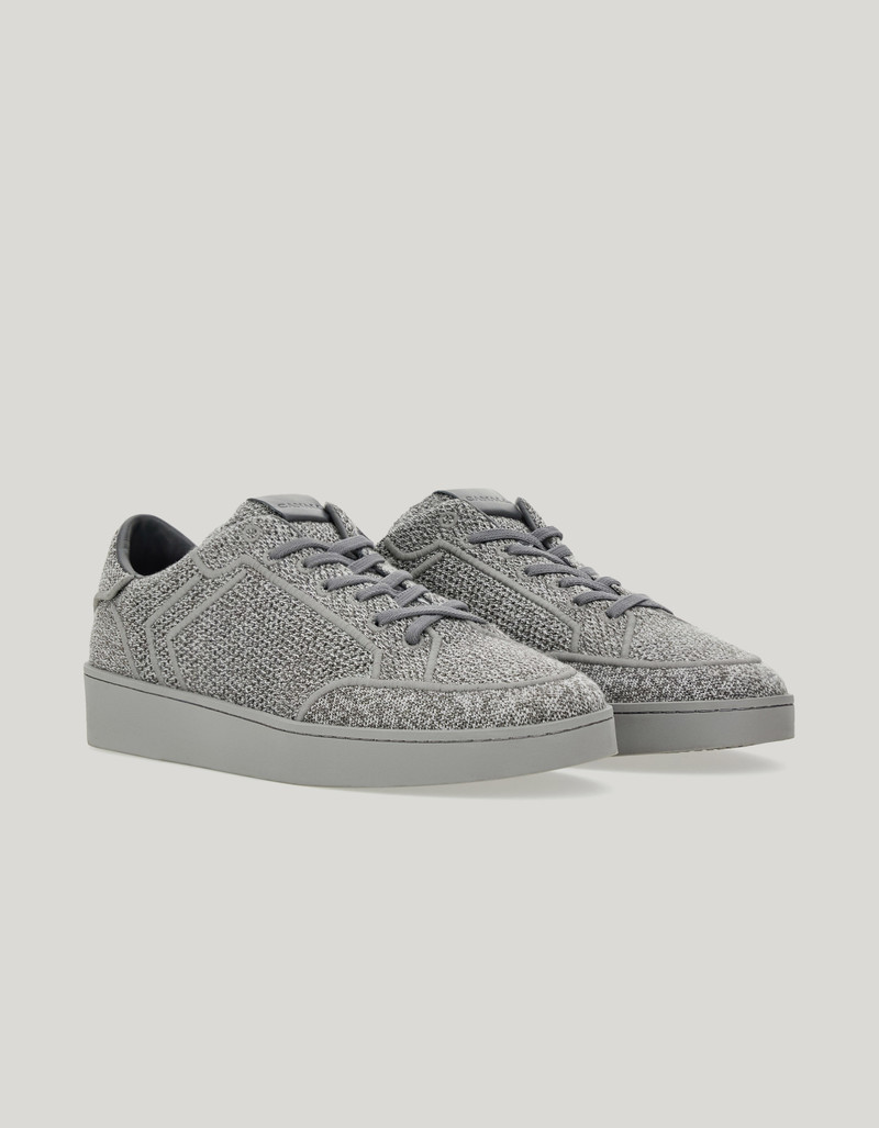 CANALI NUVOLA POLYESTER KNIT SNEAKERS DERBY WITH RUBBER SOLE 1