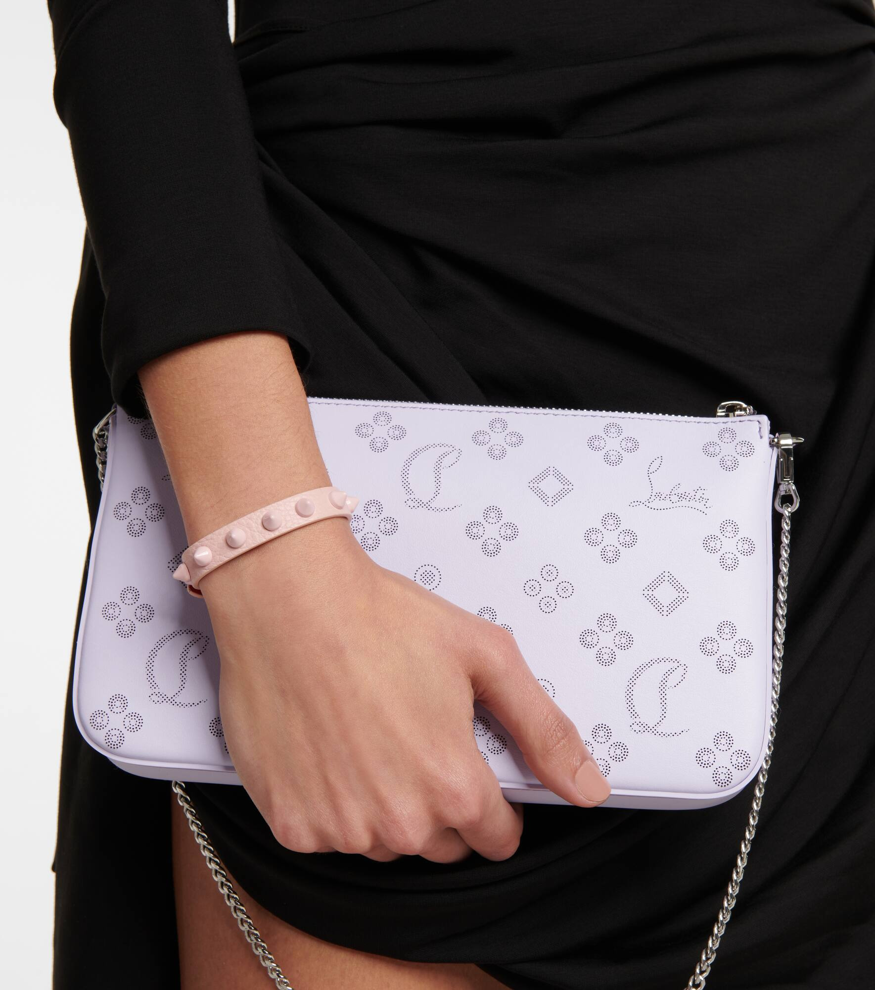 Loubilink studded leather bracelet - 3