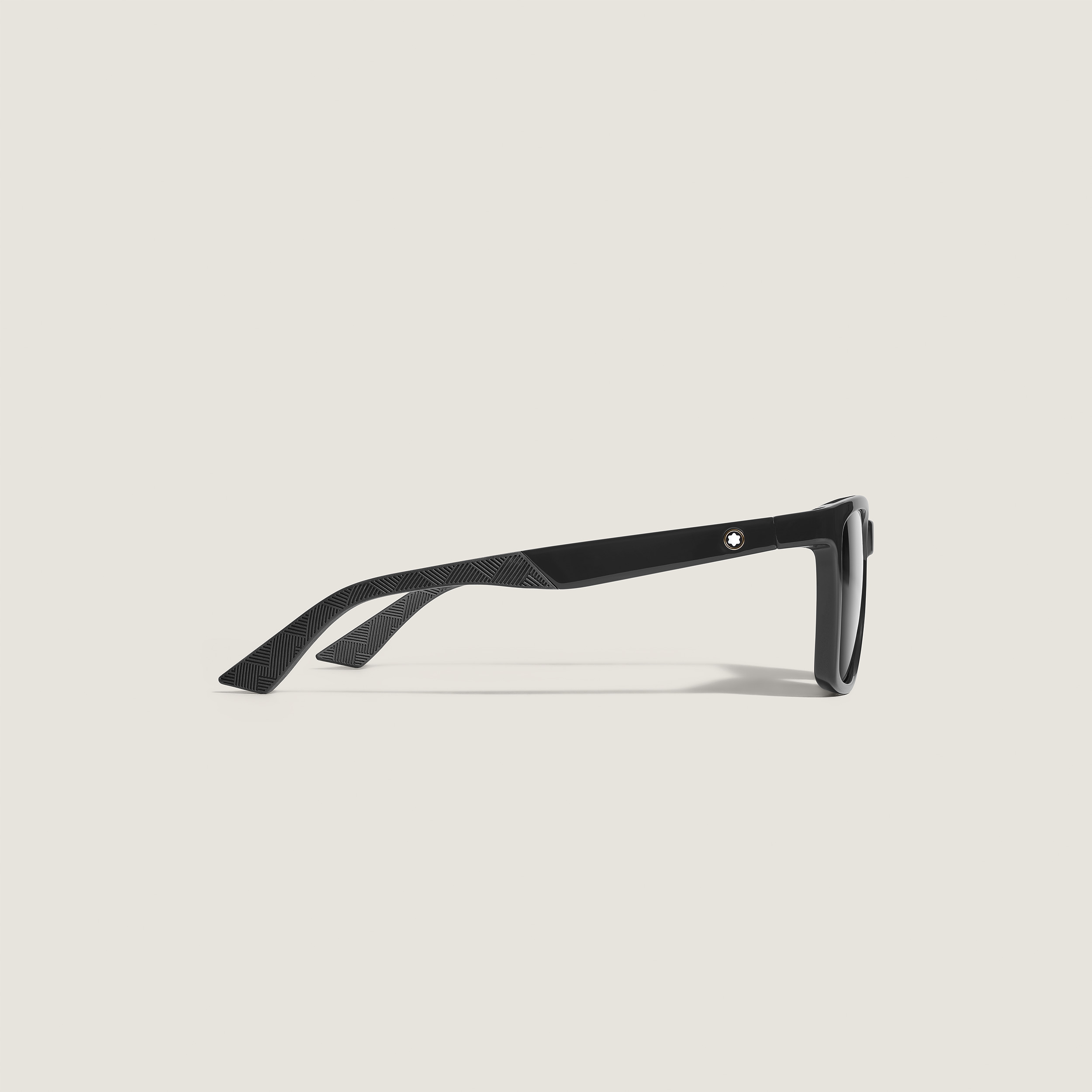 Rectangular Sunglasses with Injected Black Coloured Frame - 2