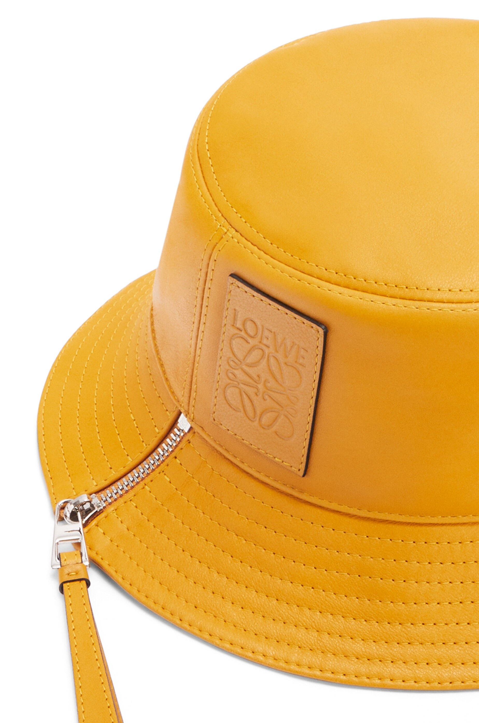 Fisherman hat in nappa calfskin - 4