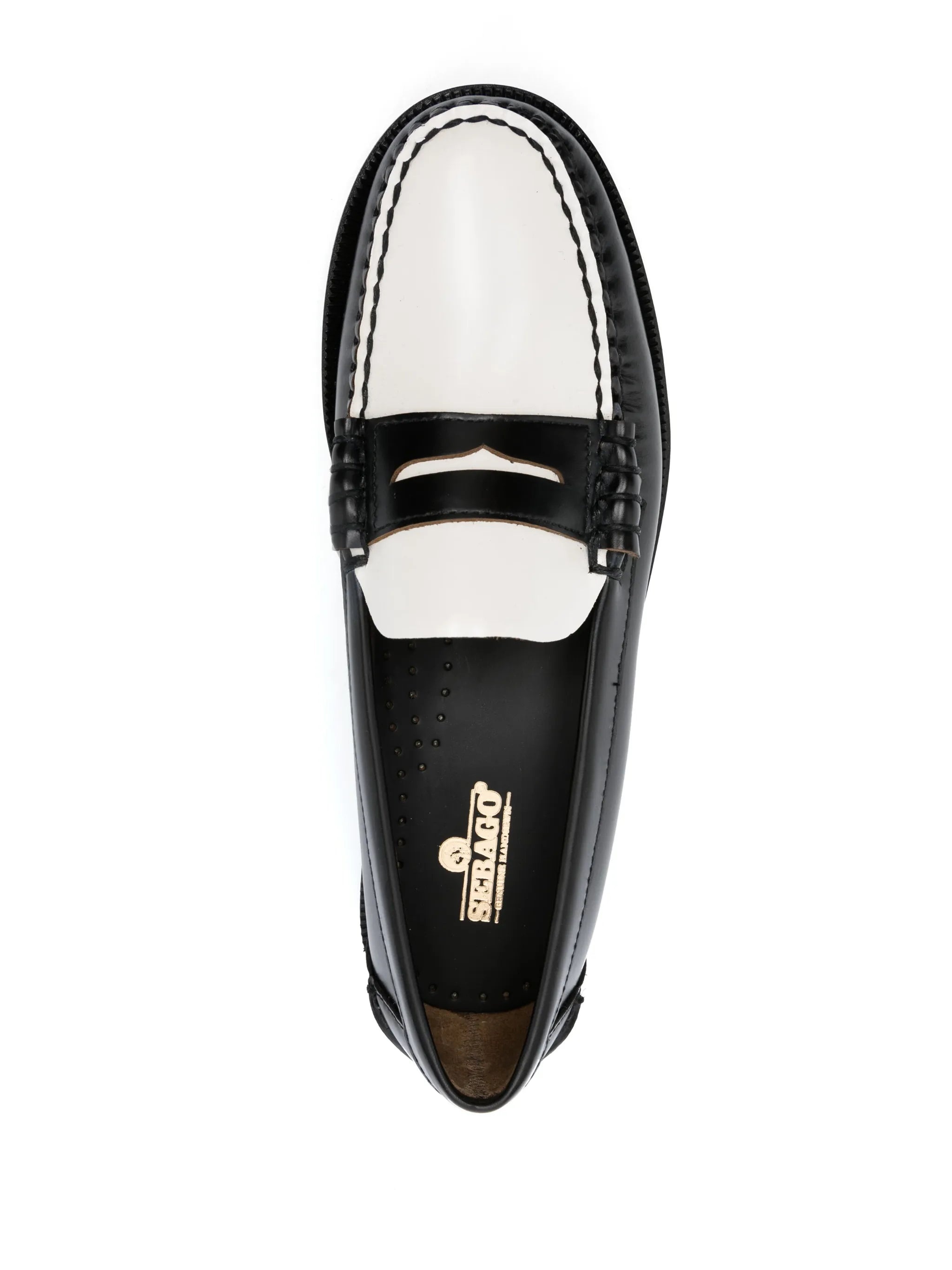 Two-tone Leather Oxford Shoes - 4
