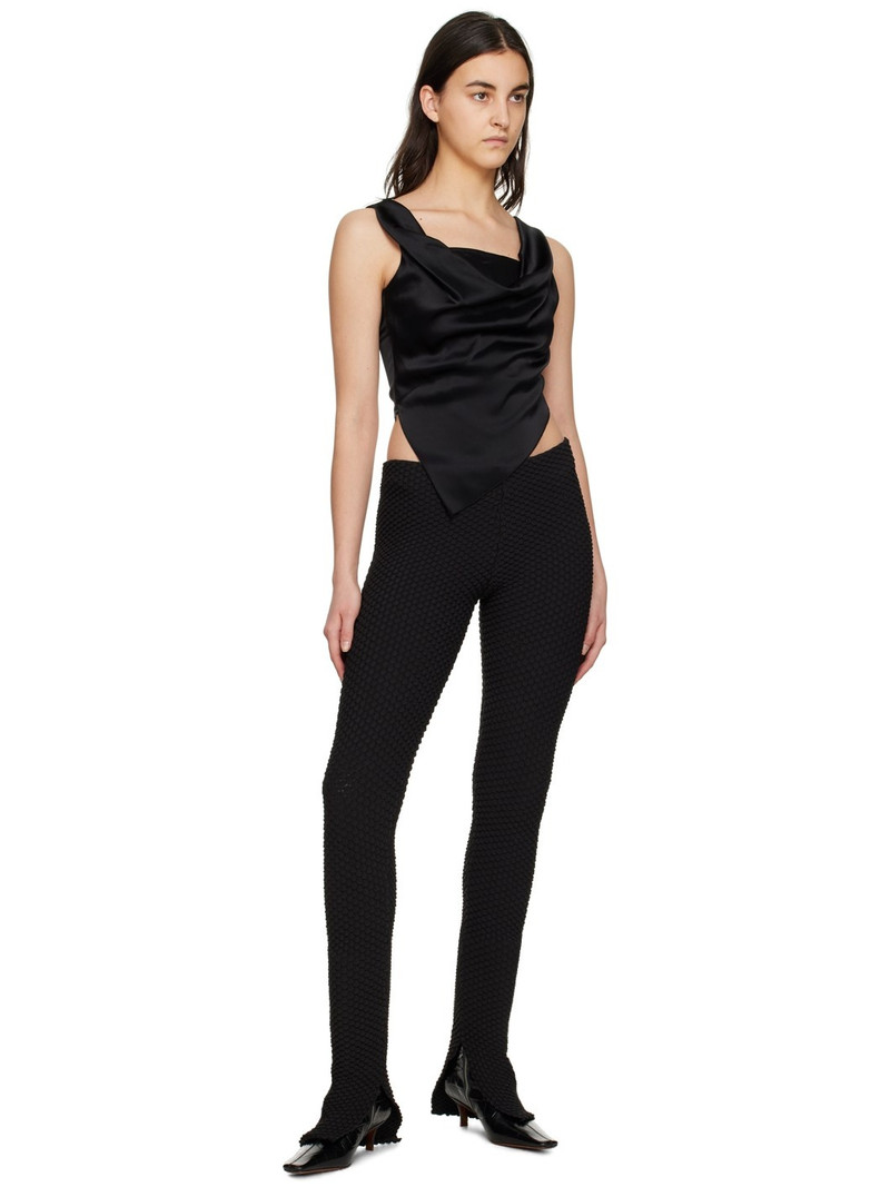 BEVZA Black Fish Scales Leggings outlook