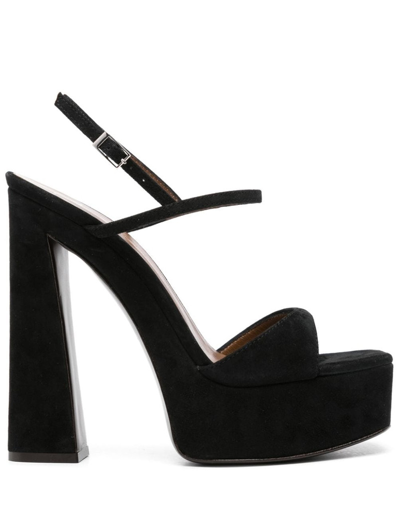 105mm suede platform sandals 1