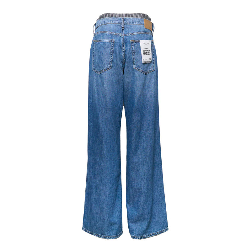 rag & bone Saige Full Boxer Straight Jeans outlook