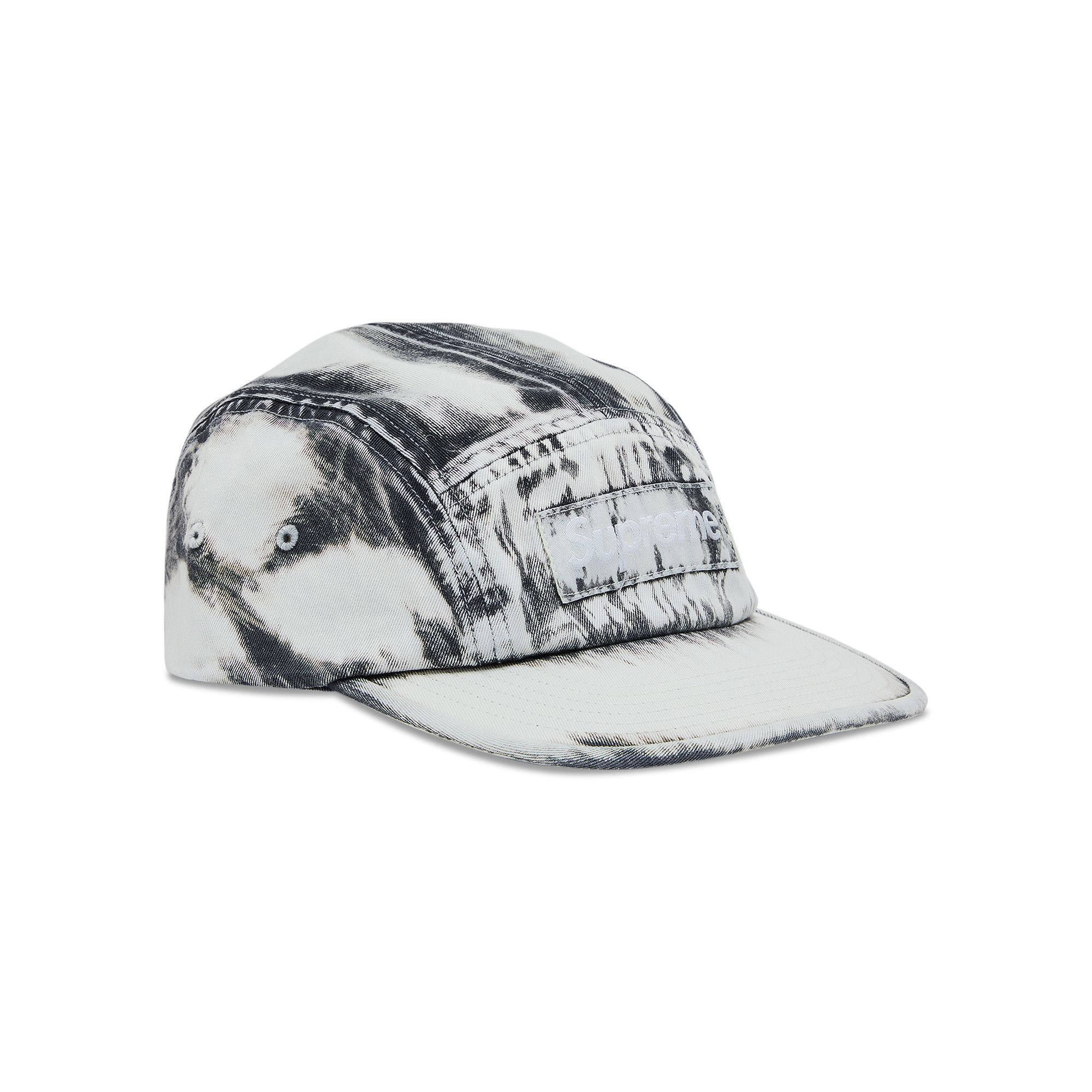 Supreme Bleached Chino Camp Cap 'Black' - 2