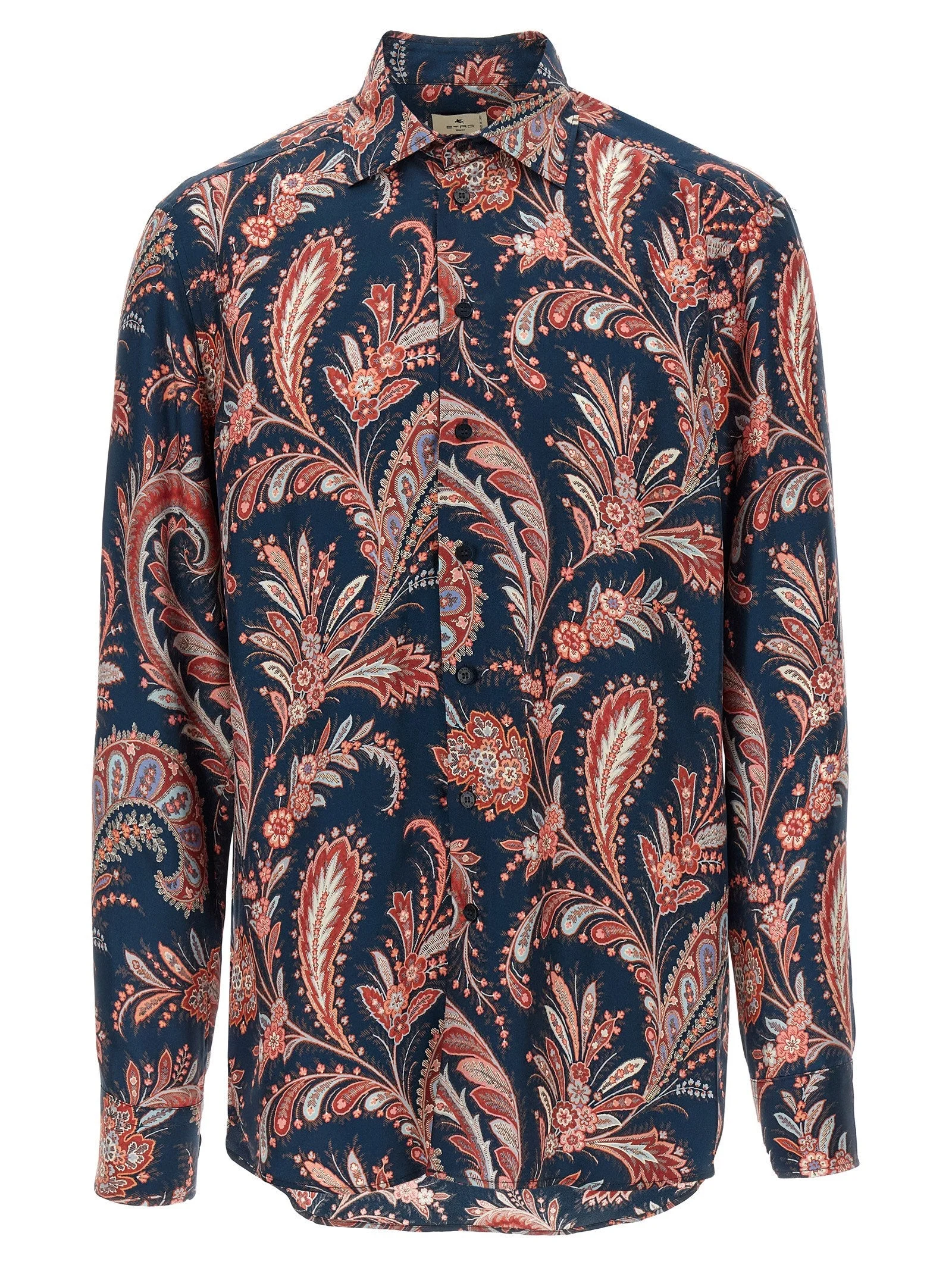 Etro Men Paisley Ramage Silk Shirt - 1