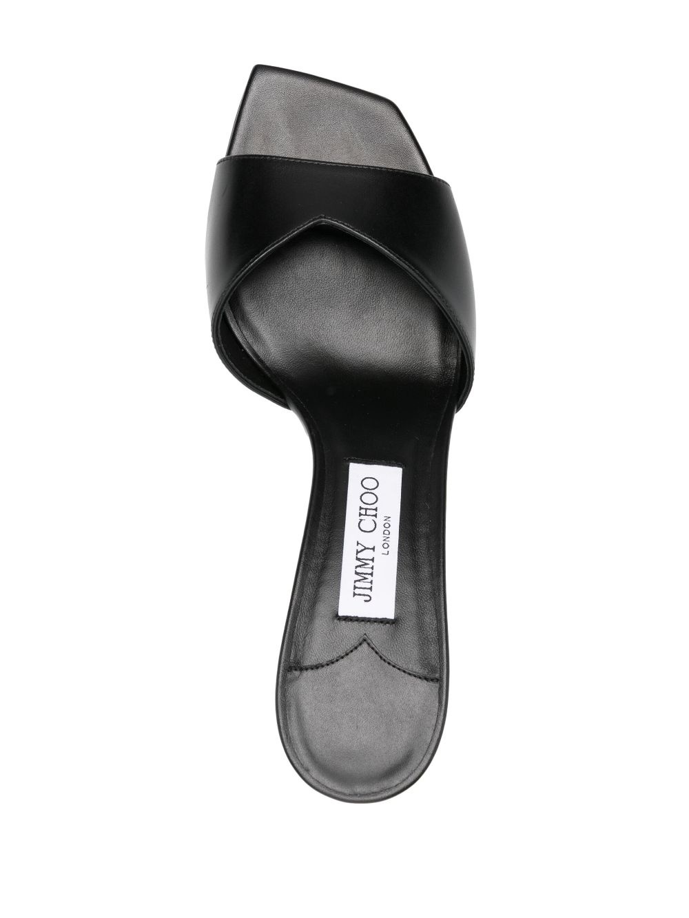 Skye 70mm leather mules - 4
