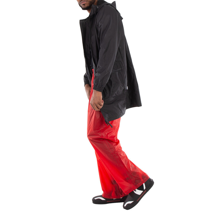 Rains Men's Red Norton Wide Leg Pants - 4