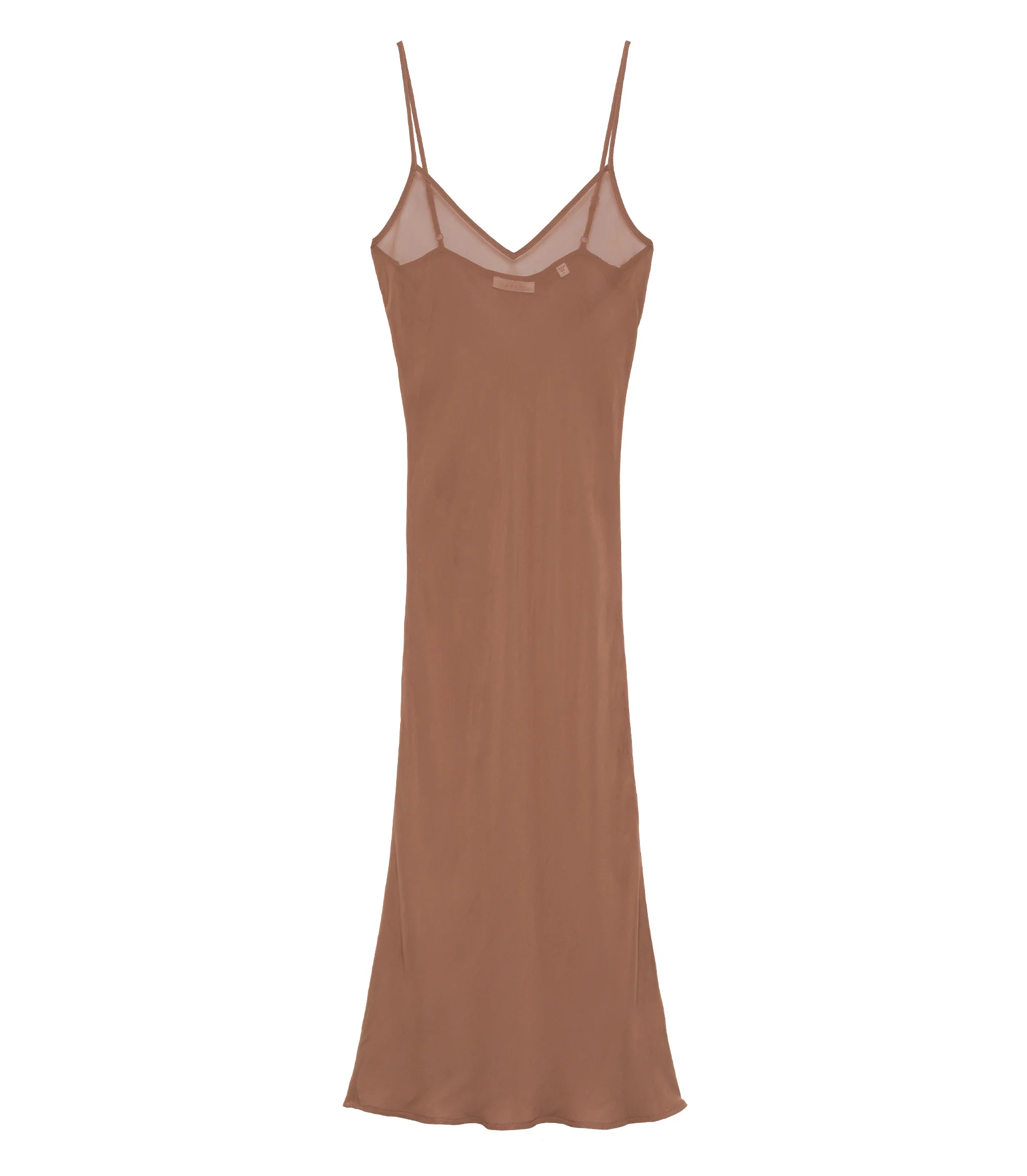 LONG DEEP V-NECK SLIP - 1