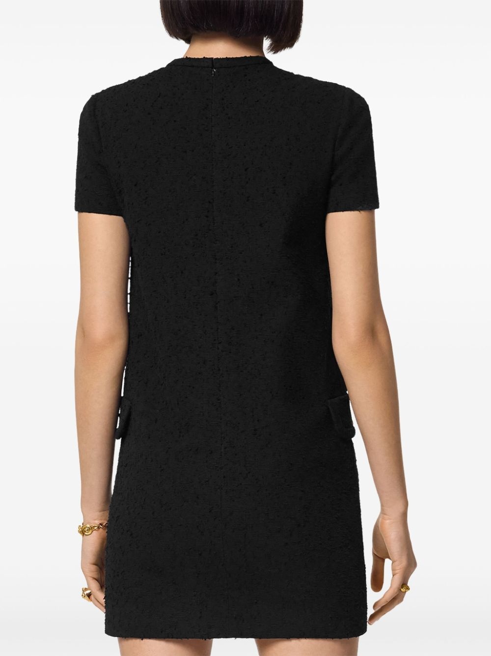 tweed shift minidress - 4