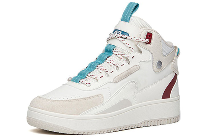(WMNS) ANTA Fashion Series Sneakers High 'Light Grey' 122148013R-2 - 3