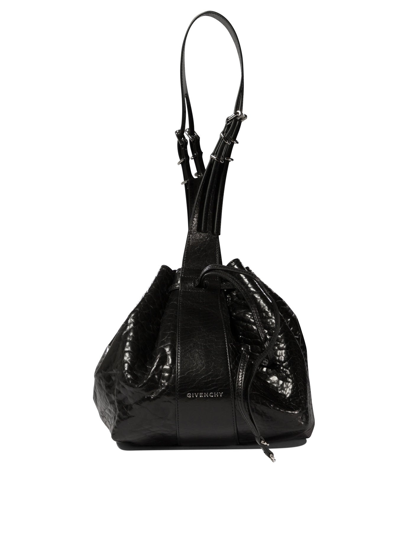 Pumpkin Medium Shoulder Bags Black - 3