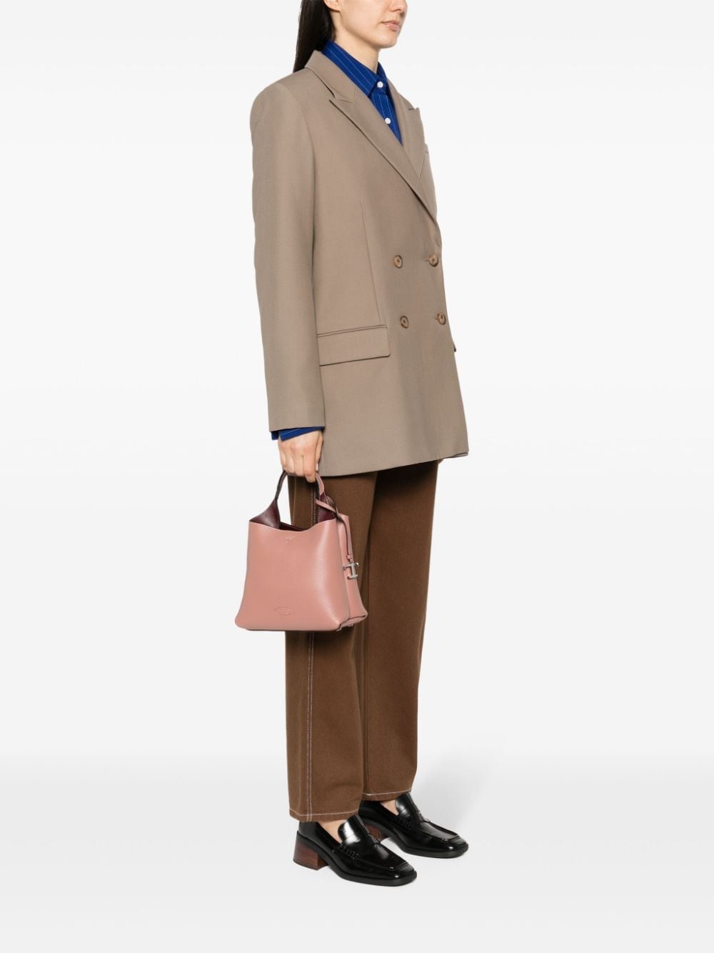 logo-debossed tote bag - 2