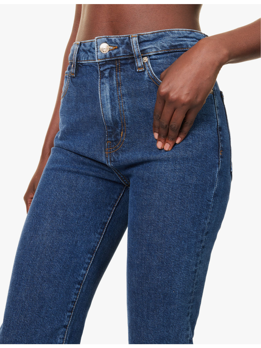 The Ruler high-rise straight-leg stretch-denim jeans - 5