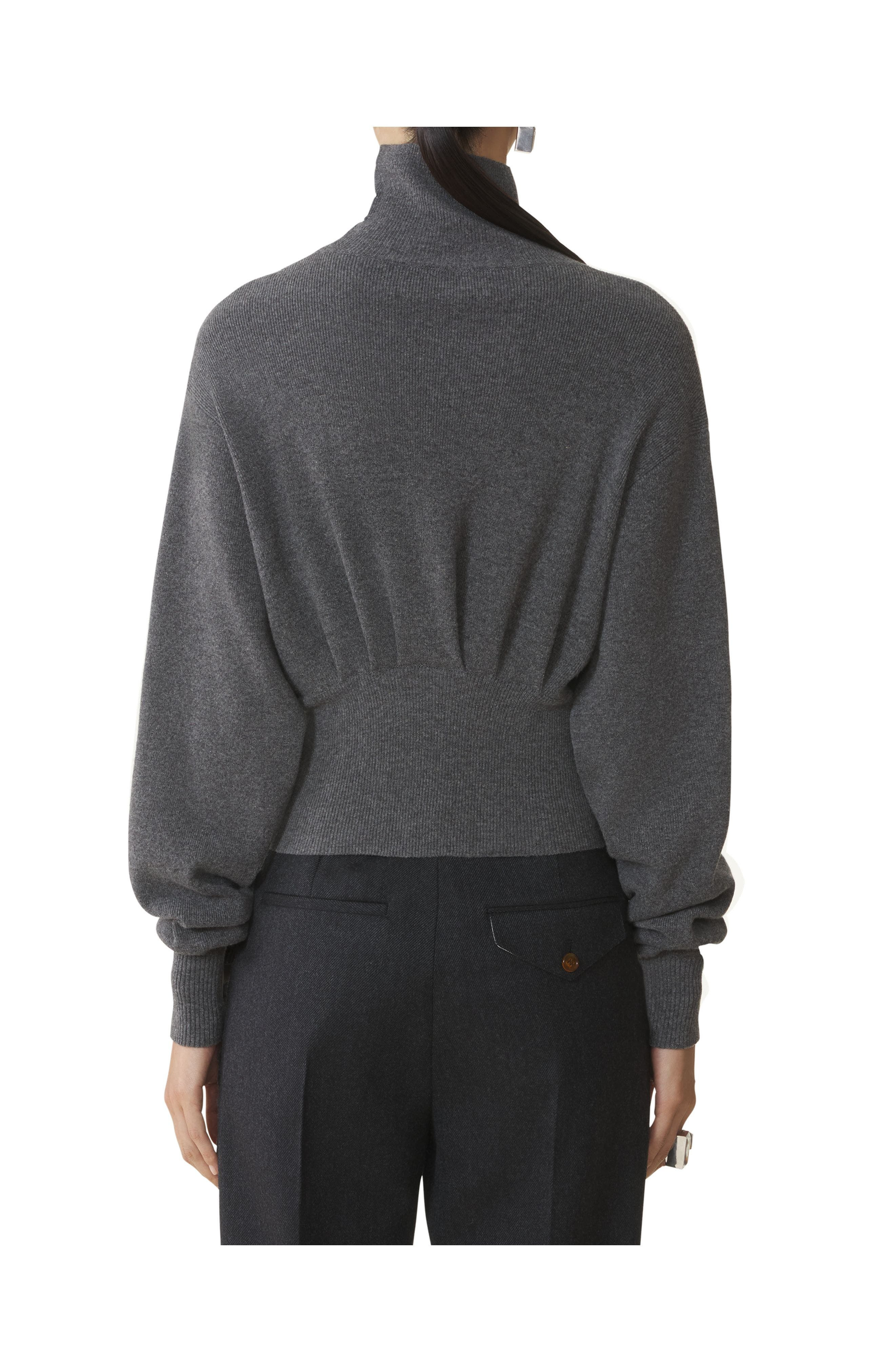 Lanvin Wool And Cashmere Sweater in Dove at Nordstrom - 4