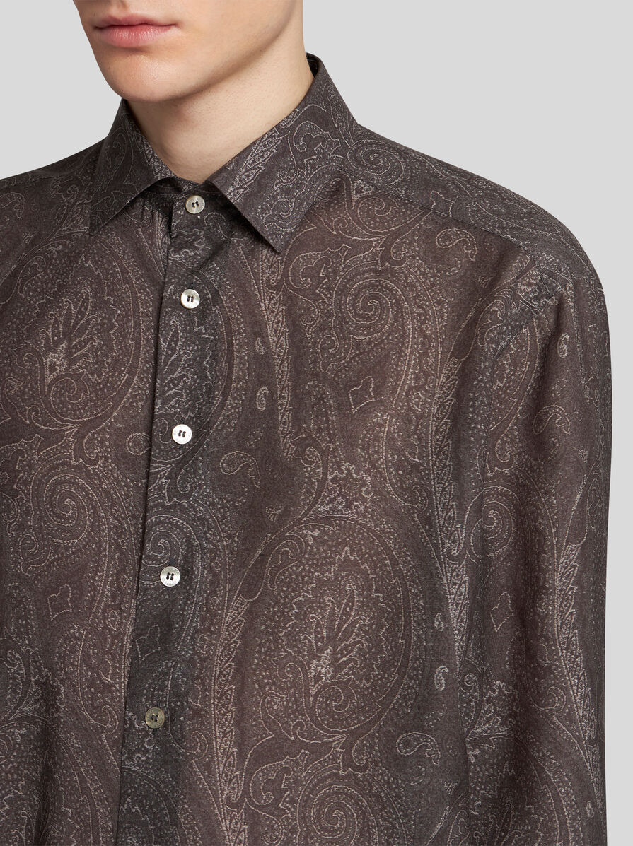 SILK PAISLEY SHIRT - 3