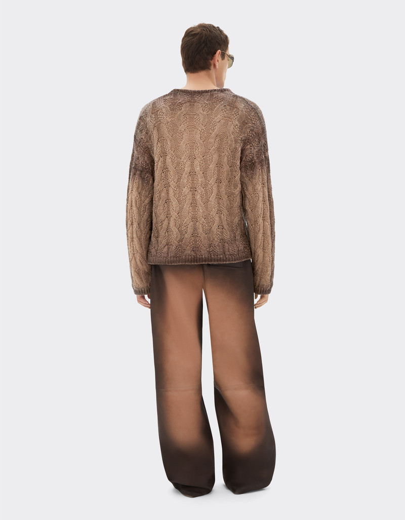 Airbrushed leather trousers 4