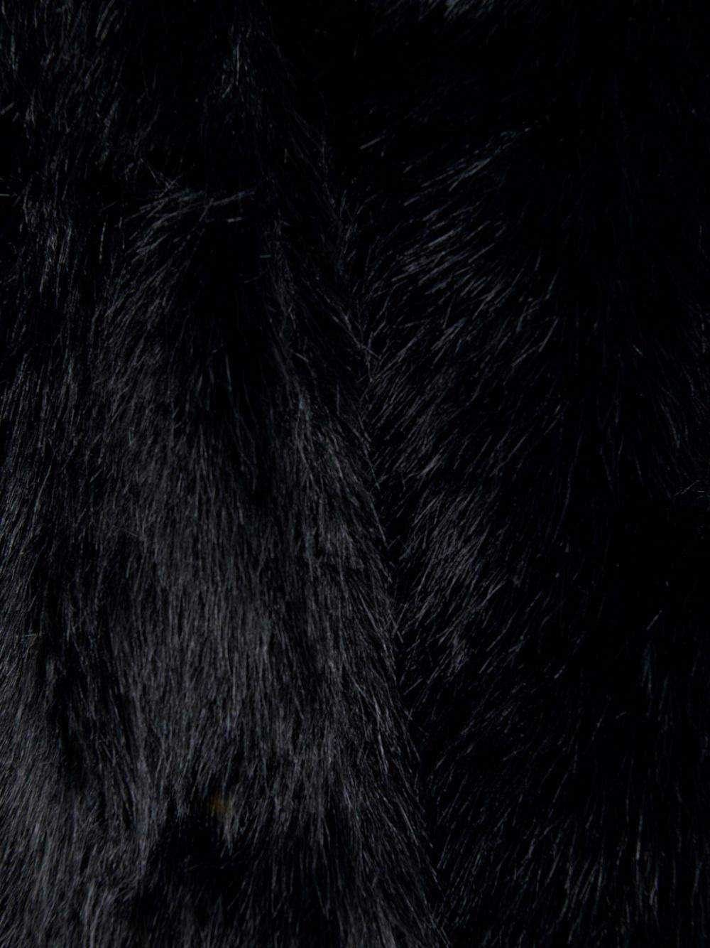 faux-fur button jacket - 5
