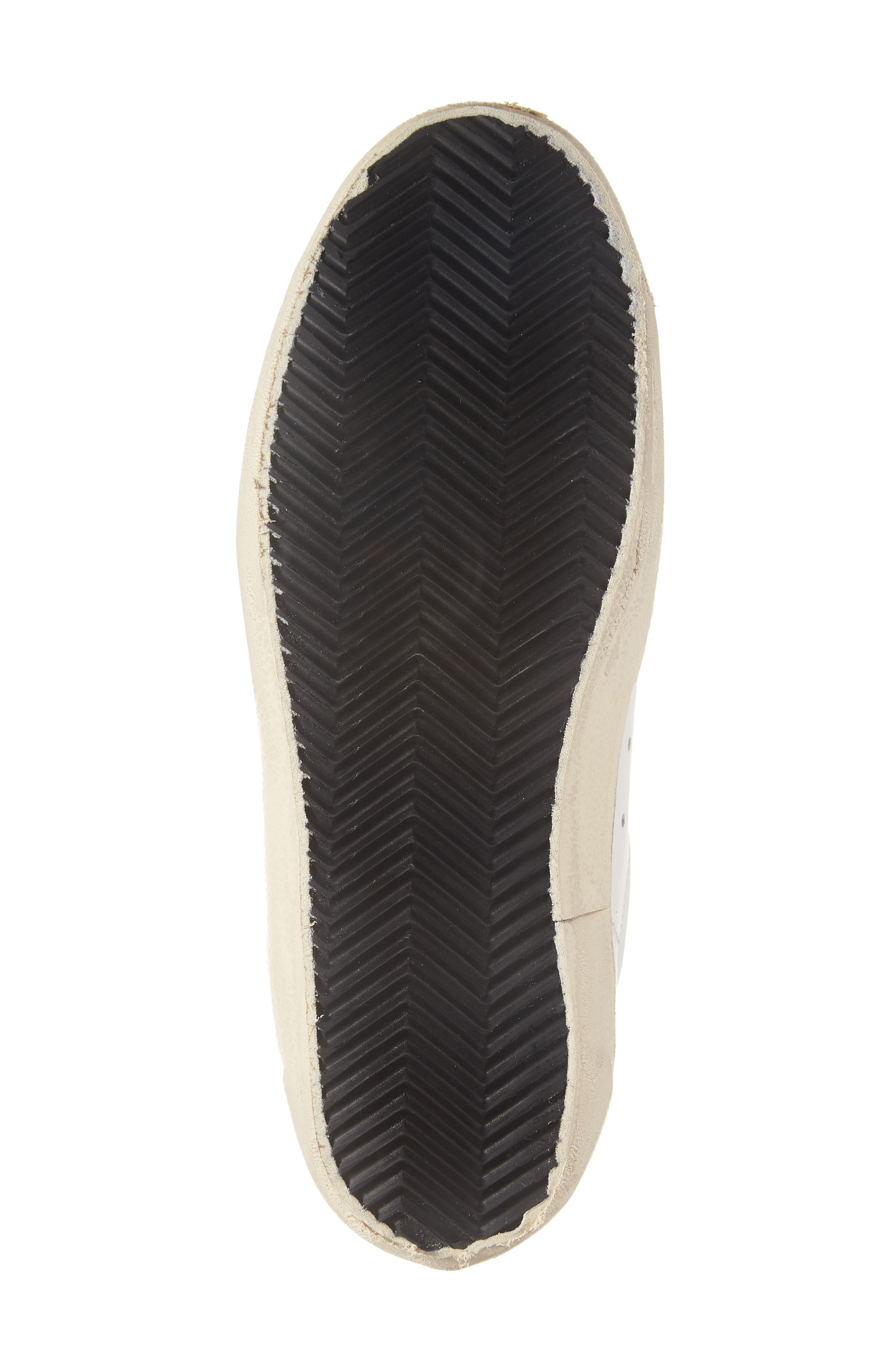 Golden Goose Super-Star Perm-Noos Low Top Sneaker in White/Silver/Gold at Nordstrom - 6